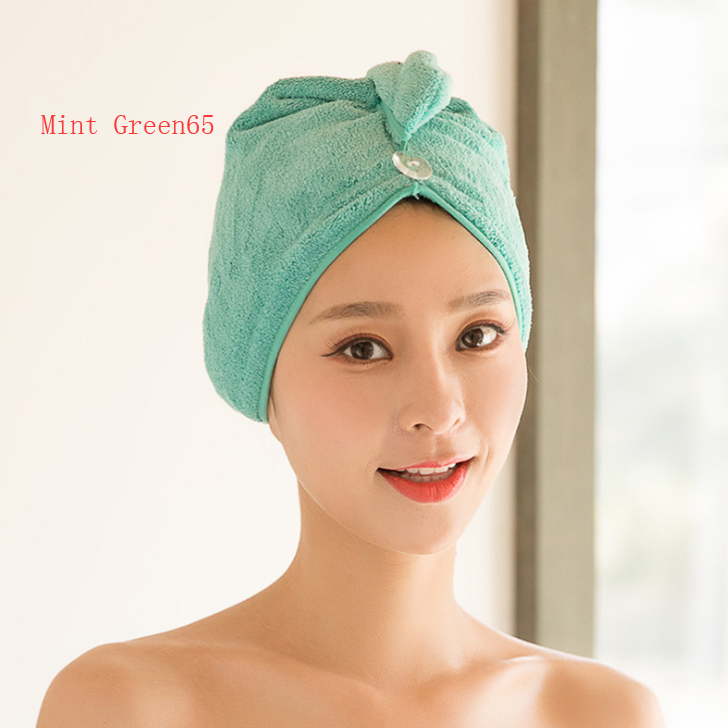 Women's Hair Dryer Cap, Absorbent Dry Hair Towel Image