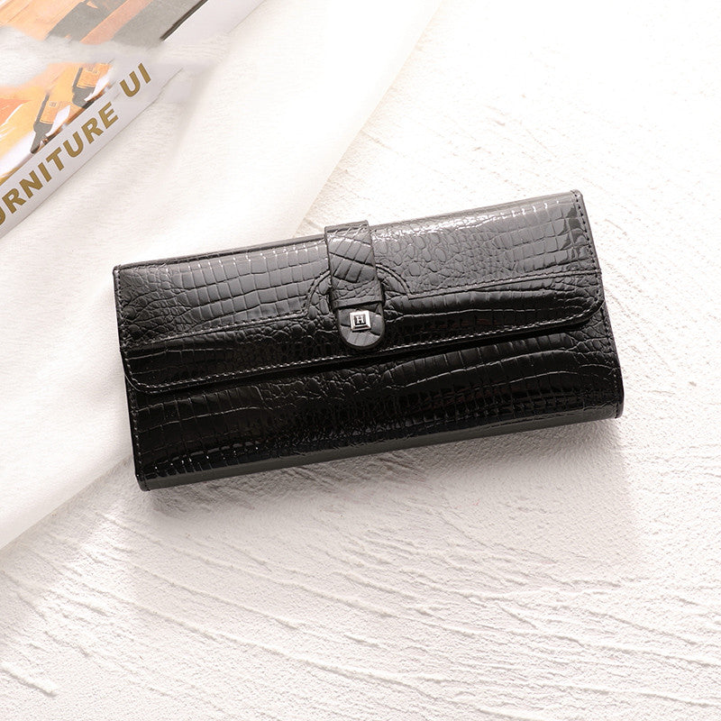 Women's Summer New Bright Leather Wallet Image