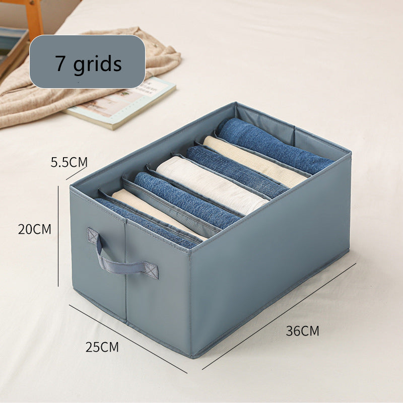 Clothes Denim Pants Drawer Organizer Box Image