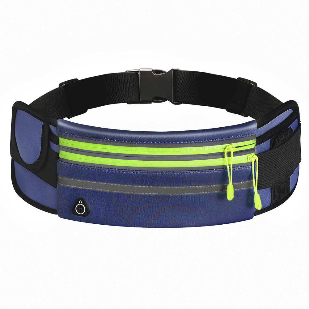 Double Zippers Waist Bags Waterproof Sports Running Fanny Pack Image