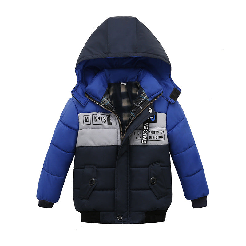 Small And Medium-Sized Boys Cotton-Padded Jackets Image