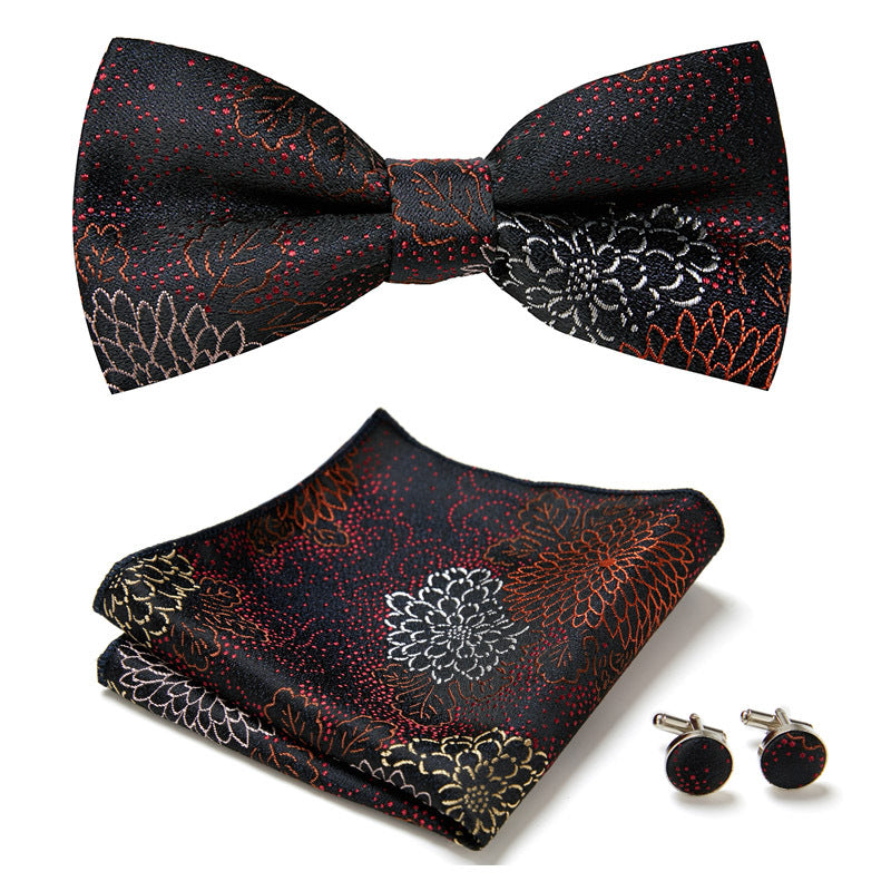 Three Piece Set Of Stylish Bow Ties Image