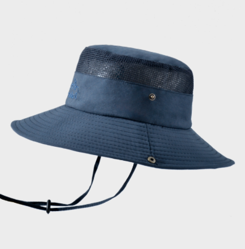 Solid Color Big Brim Sun Hat Outdoor Mountaineering Protection Image