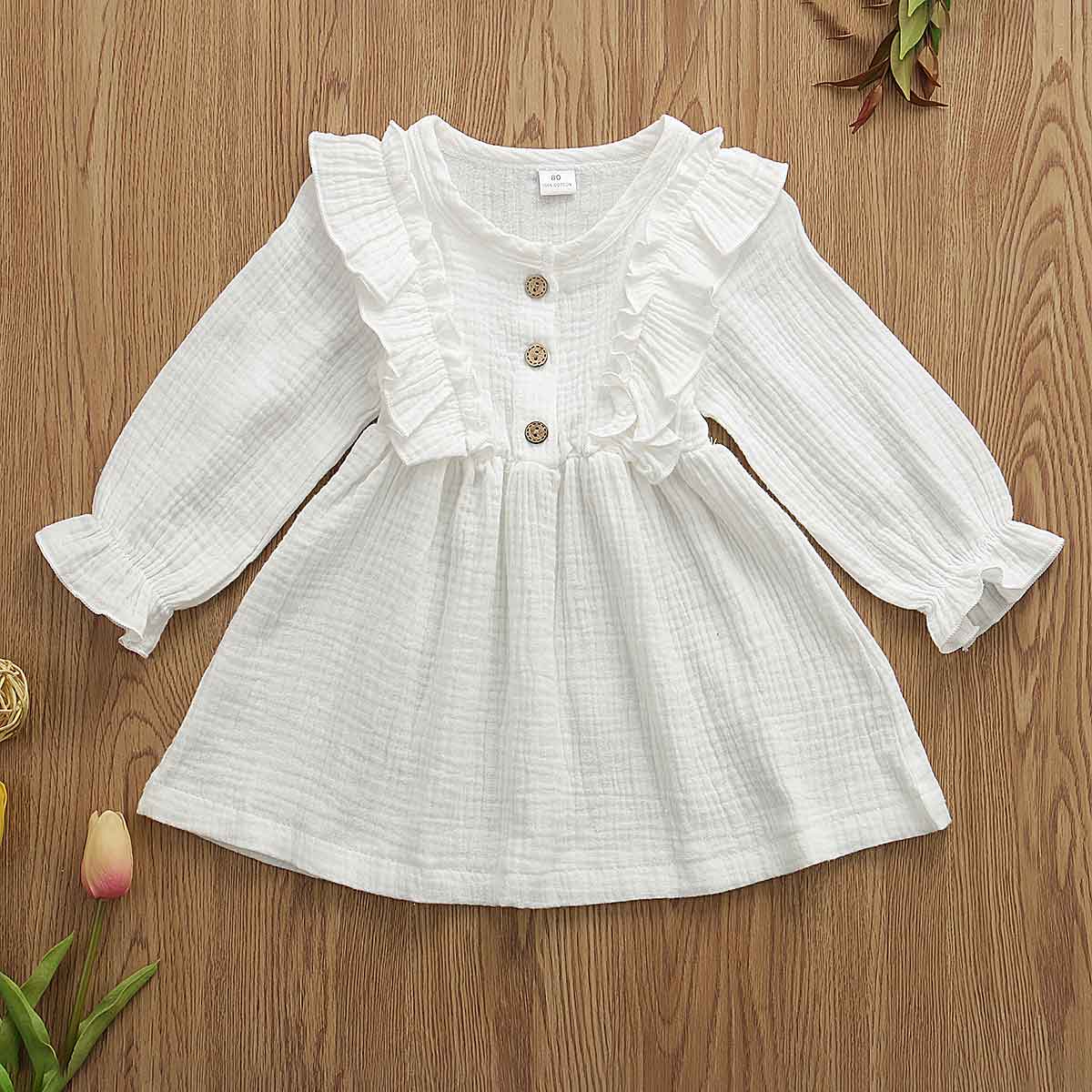 Girls cotton dress Image