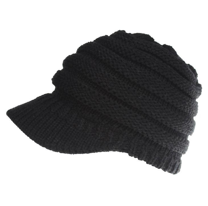 Women Ponytail Beanies Autumn Winter Hats Female Soft Knitting Caps Warm Ladies Skullies Image