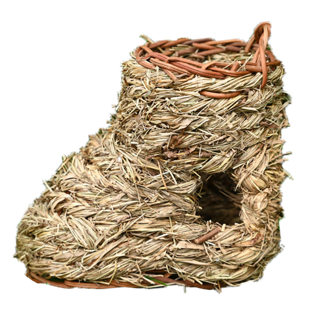 Hand-woven bird nest Image