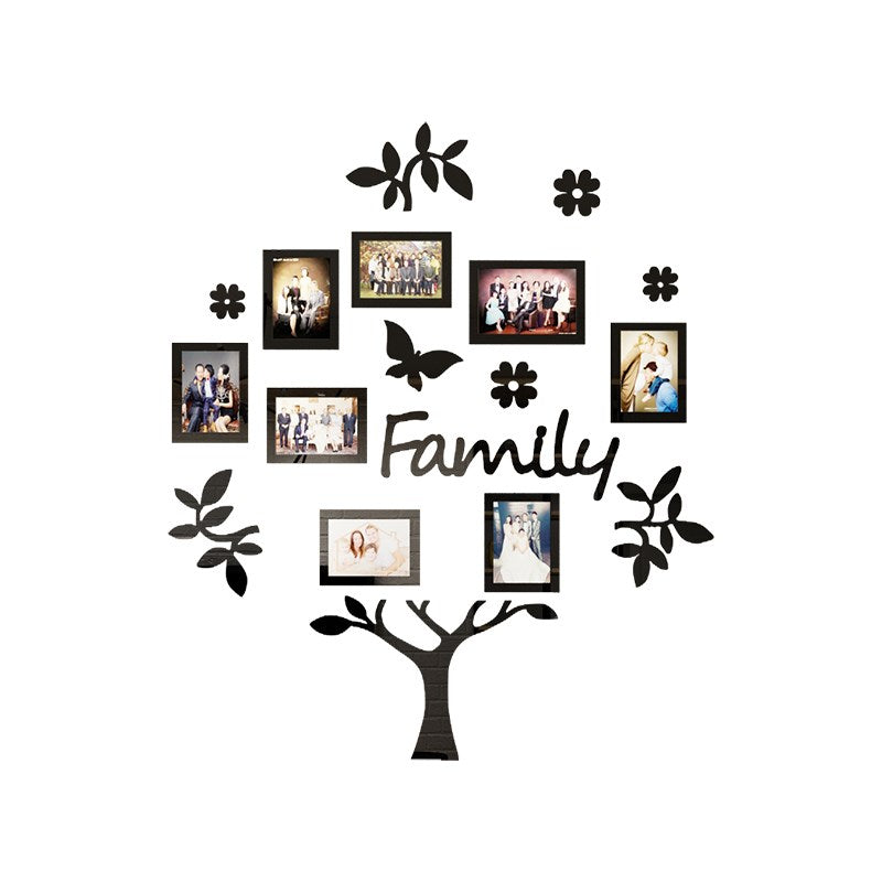 Photo frame tree 3d wall sticker Image