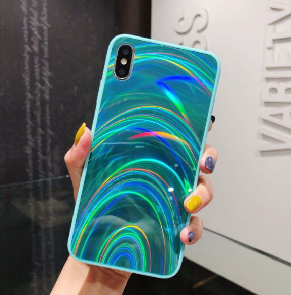 Rainbow jelly phone case Image