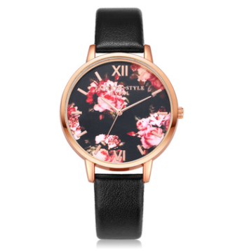 High Quality Fashion Leather Strap Rose Gold Women Watch Casual Love Heart Quartz Wrist Watch Women Dress Ladies Luxury Watches Image