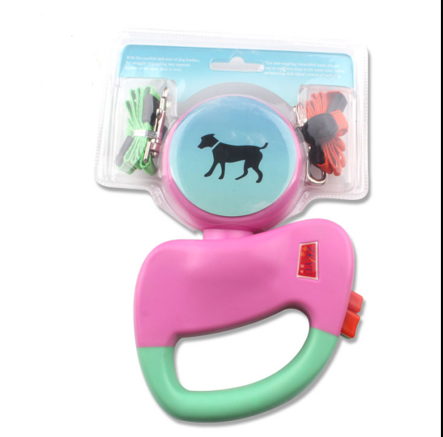 Retractable Dual Pet Dog Walking Leash Image