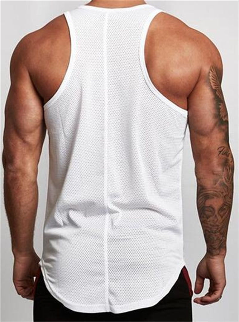 gym clothes tank top sportswear vest men Image