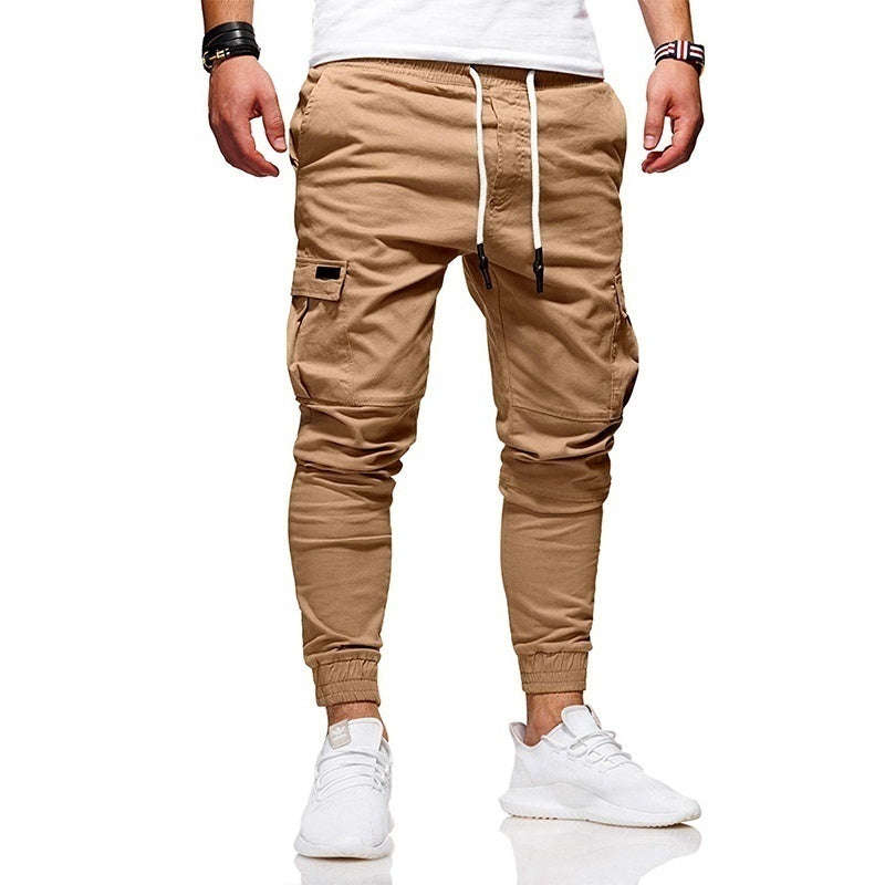 Men Autumn Thin Cotton Casual Pants Image