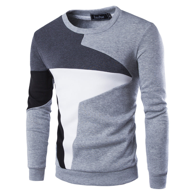 Sweaters Men New Fashion Seagull Printed Casual O-Neck Slim Cotton Knitted Mens Sweaters Pullovers Men Brand Clothing Image