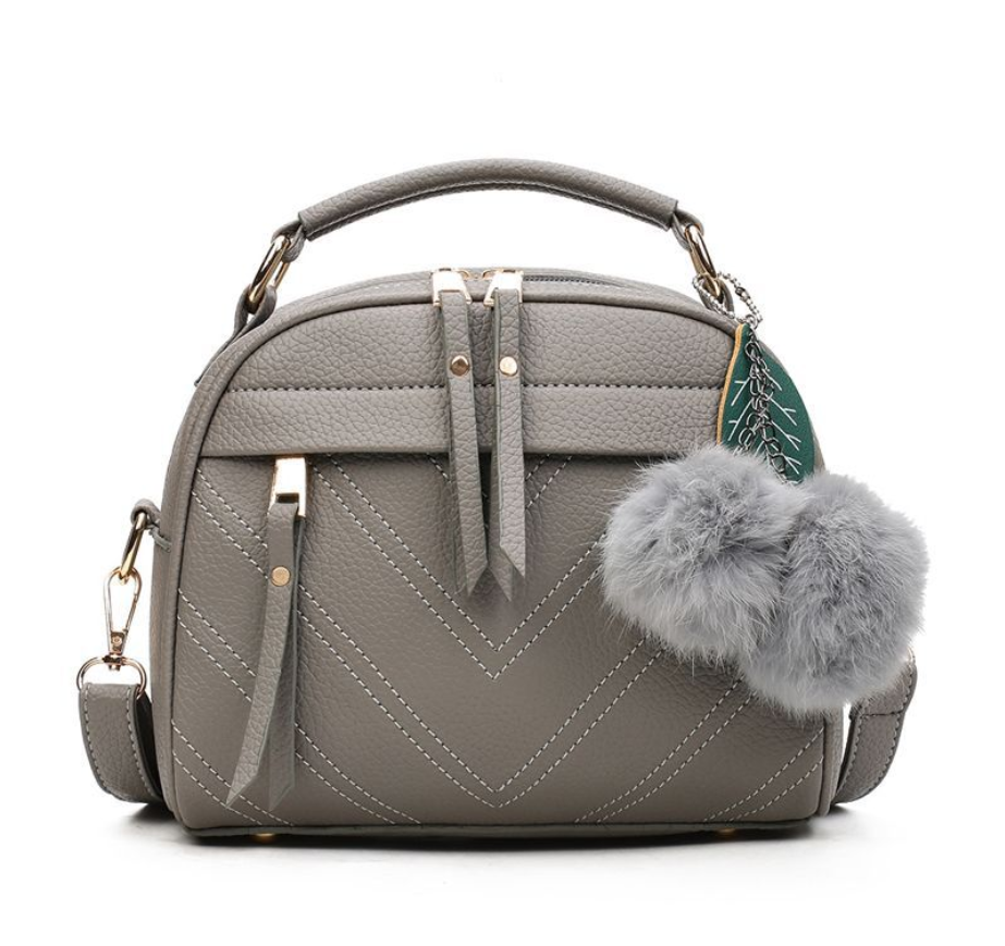 Hair ball, shoulder bag, shoulder bag Image