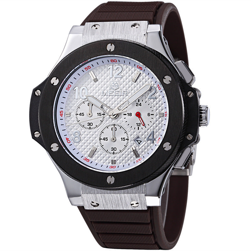 Watches Men Luxury Quartz Wrist Watch Male Sports Military Chronograph Watches Image