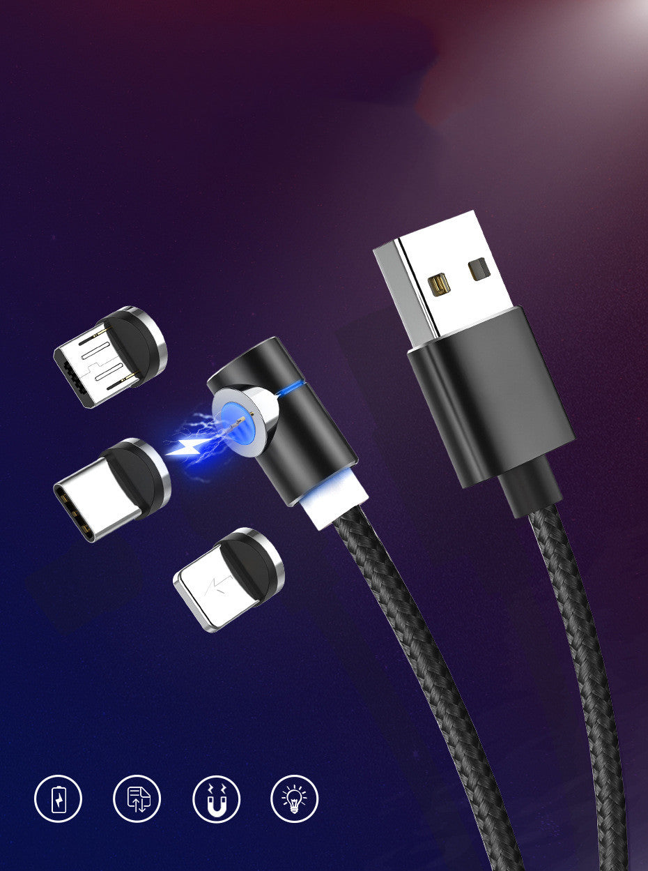 Magnetic Cable LED Magnet Charger Cable USB Cable & USB Type-C USB C Image