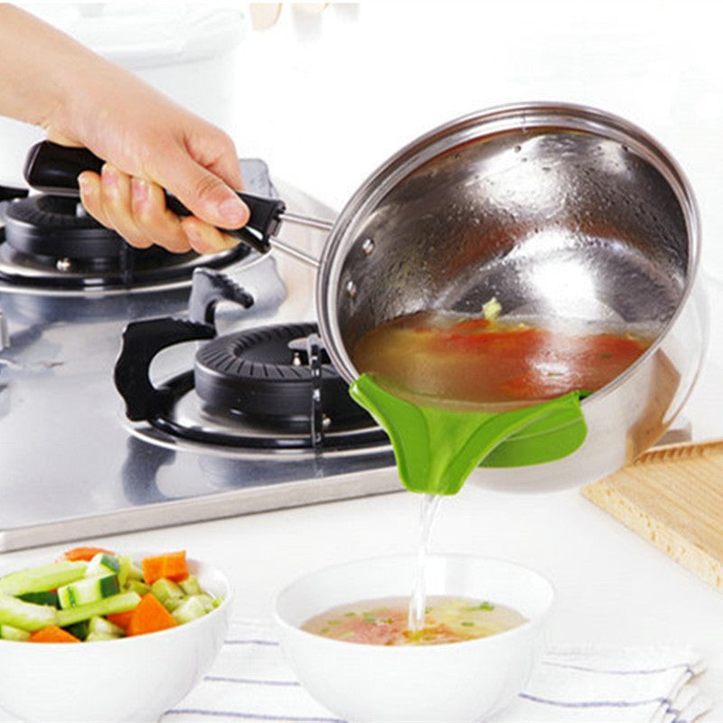 Silicone Soup Funnel Kitchen Gadget Tools Image