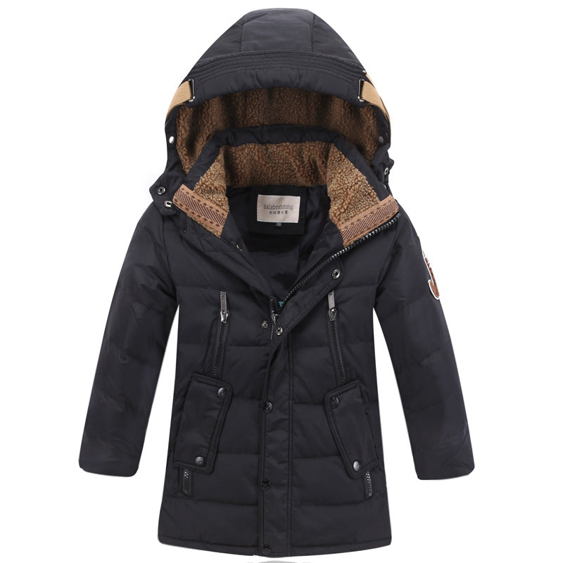 '-30 Degree Children's Winter Jackets Duck Down Padded Children Clothing 2021 Big Boys Warm Winter Down Coat Thickening Outerwear