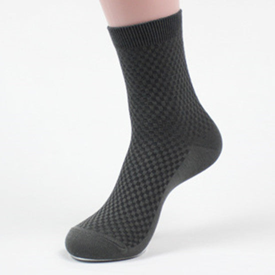 Socks men's new bamboo fiber men's socks Image