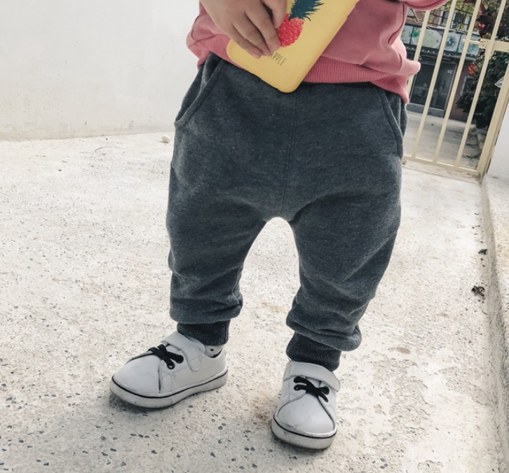 2021 boys casual pants autumn loaded Korean children's casual sweatpants baby cartoon loose trousers Image