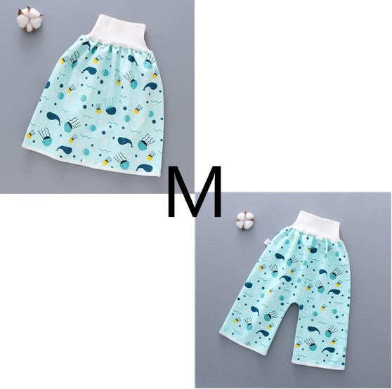 Cotton and bamboo fiber Baby diaper skirt Image