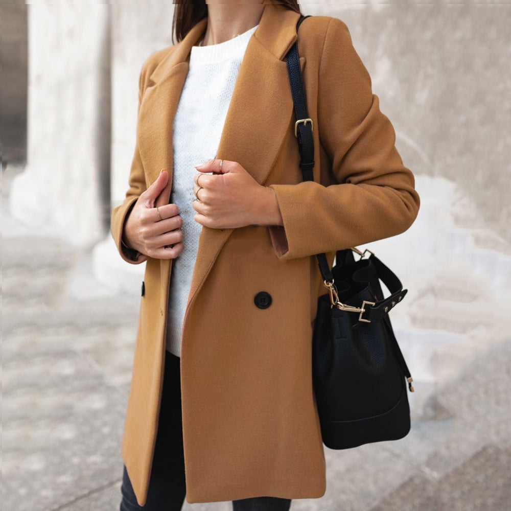 Winter Long Woolen Coats Image