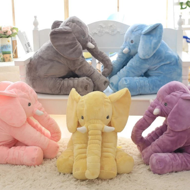 Elephant Doll Pillow Baby Comfort Sleep With Image