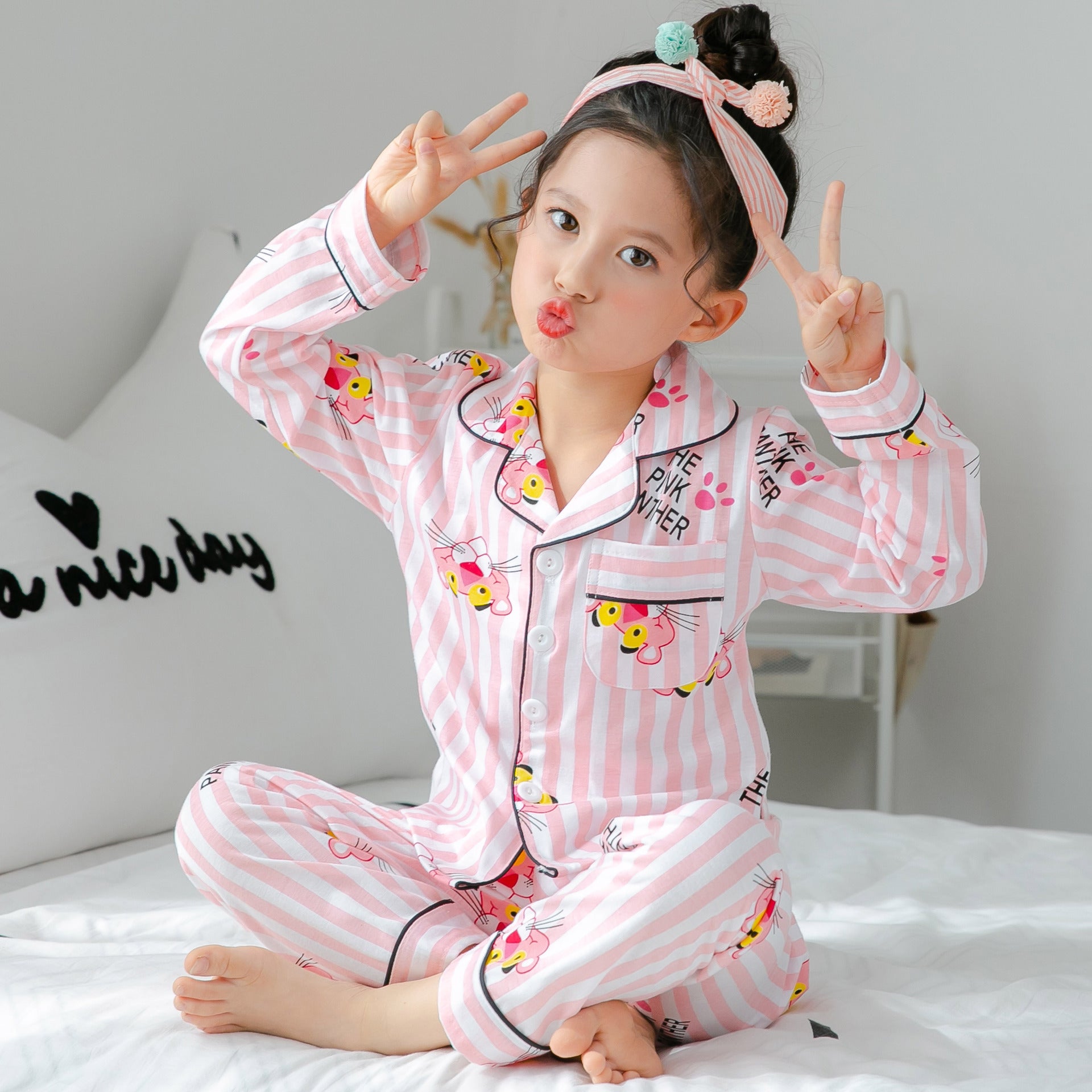 Cotton pajamas for children Image