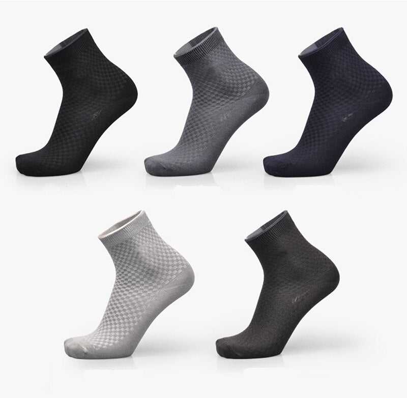 Socks men's new bamboo fiber men's socks Image