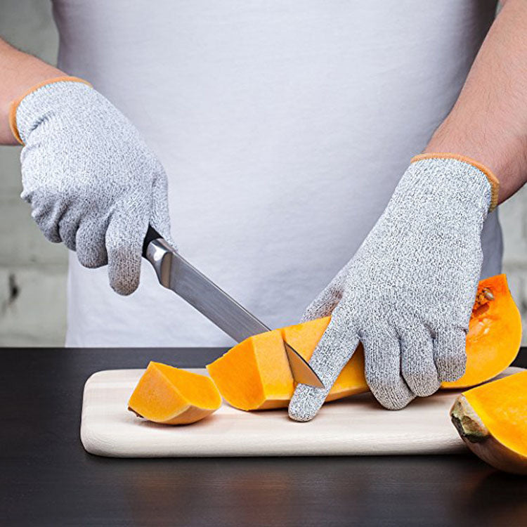 Rubber - dipped gloves against stabbing and cutting Image