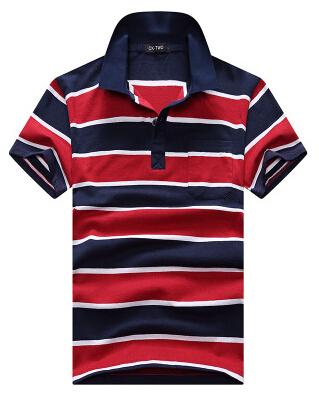 Stripe Men Polo Shirt Image