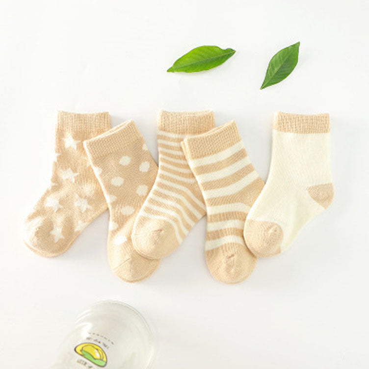 Cotton tube child socks Image