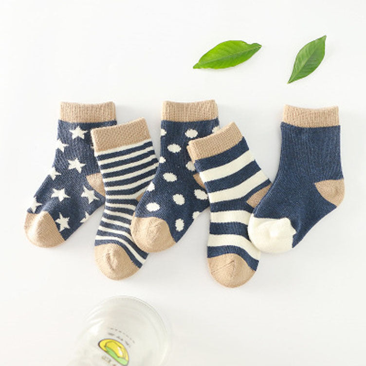 Cotton tube child socks Image