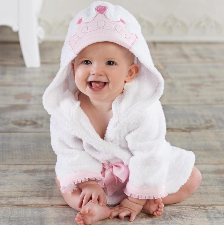 Cartoon Cute Animal Modeling Baby Bath Towels Baby Bathrobes Cotton Children's Bathrobes Baby Hooded Image