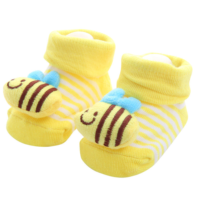 Cotton Cartoon Non-slip Baby Floor Socks Image