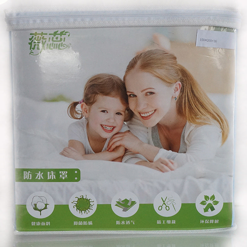 Cotton waterproof bed sheet Image