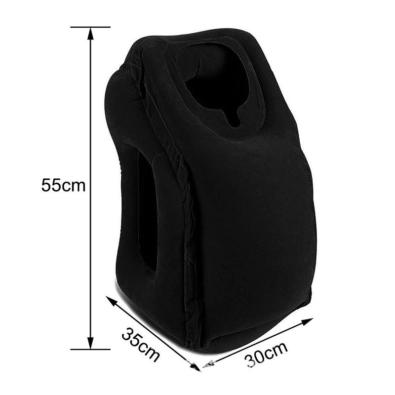 Inflatable Cushion Travel Pillow The Most Diverse & Innovative Pillow for Traveling 2017 Airplane Pillows Neck Chin Head Support Image