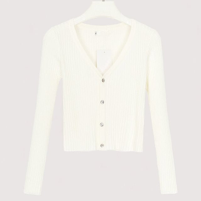 sweater cardigan women Slim sweaters Image