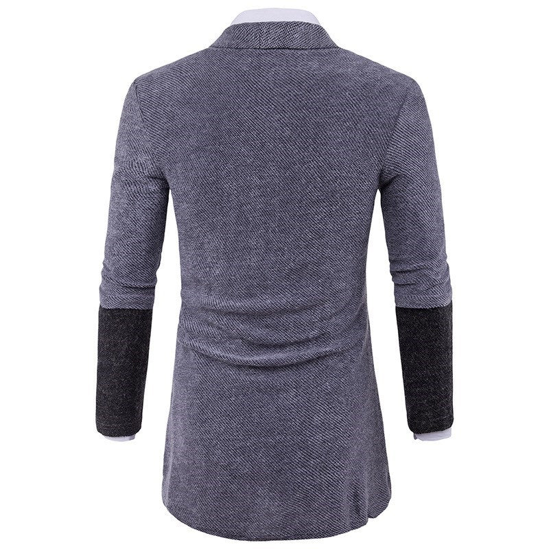 Cardigan Sweater Mens Casual Coat Knitwear Coat Men Clothing Image