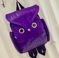 Japanese and Korean trends, women's Owl backpack, leisure travel bag, fashion personality cartoon Backpack Image