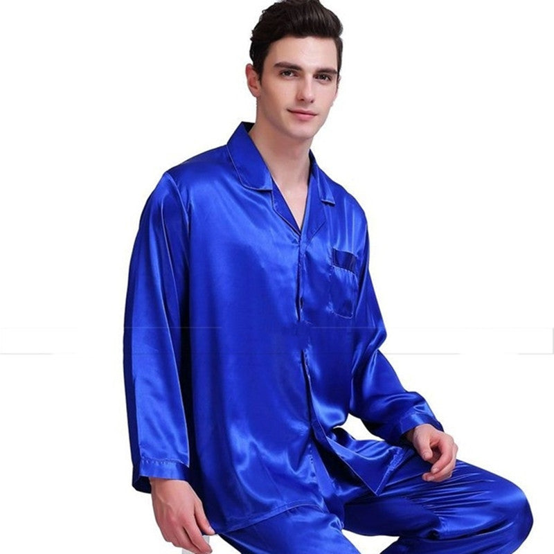 Pajamas Nightgown Loose Homewear Men Winter Sleepwear Image