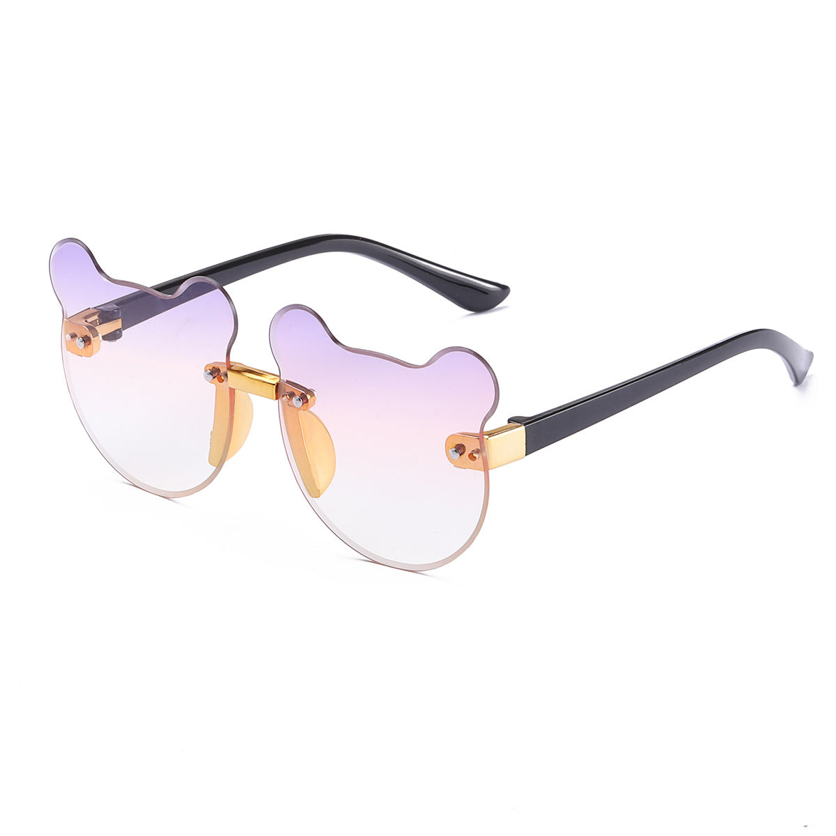 Cat Ear Kids Sunglasses Frameless Shape Image