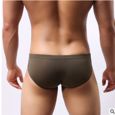 Ultra-thin Transparent Ice Silk Men's Briefs Image