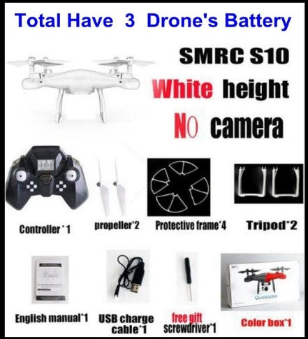 Sales Promotion WiFi 2MP Camera With S10 SMRC FPV Quadcopter Drone Helicopter UAV Micro Remote Control Toy RACER KIT Aircraft Image