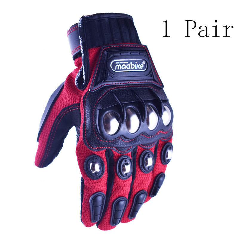 Hot Style Off-Road Motorcycle Riding Gloves Alloy Protective Image