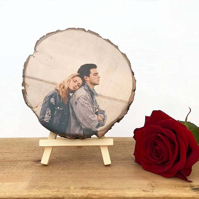 Personalized Photo Frame Album Wooden Crafts Desktop Decoration Image