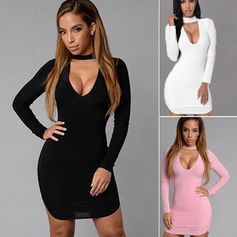 EBay fast selling, European, American, bursting, V collar, cocktail dresses and dress sexy dresses Image