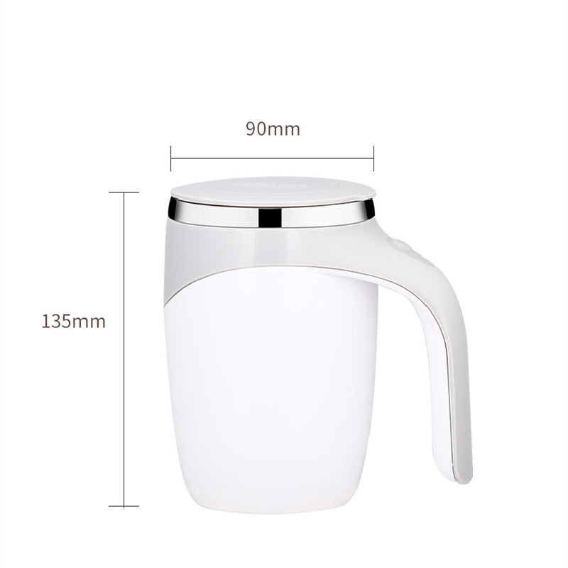 Rechargeable Model Automatic Stirring Cup Coffee Cup High Value Electric Stirring Cup Lazy Milkshake Rotating Magnetic Water Cup Image