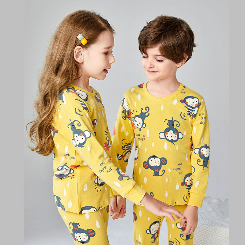 Children's Underwear Set Cotton Boys And Girls Underwear Set Pajamas Image