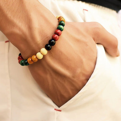 Bracelet Men Women Fashion Jewelry Healing Balance Energy Beads charm bracelets& bangles Image